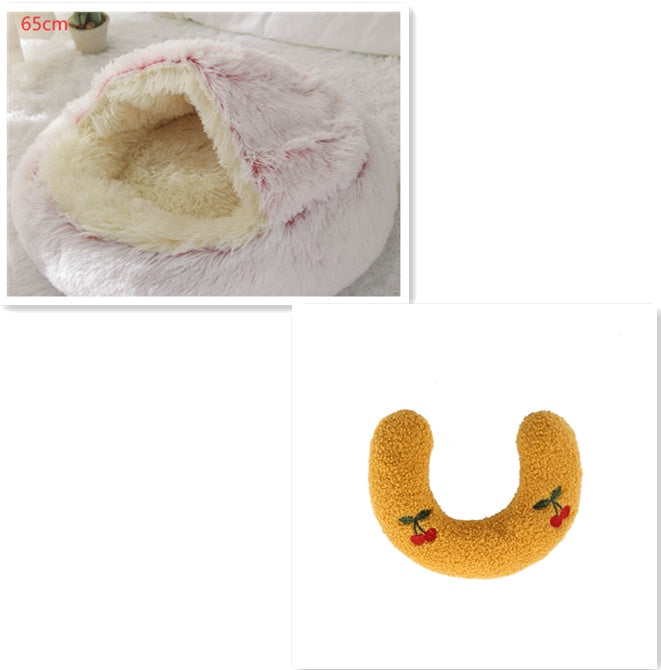 Lit en peluche pour animaux de compagnie
