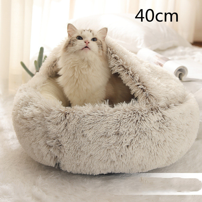Lit en peluche pour animaux de compagnie