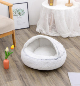 Lit en peluche pour animaux de compagnie