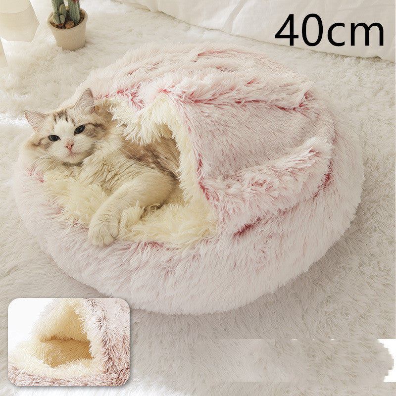 Lit en peluche pour animaux de compagnie