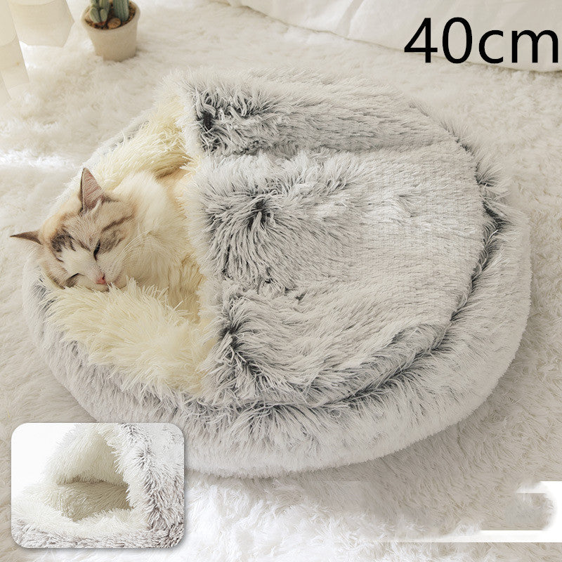 Lit en peluche pour animaux de compagnie