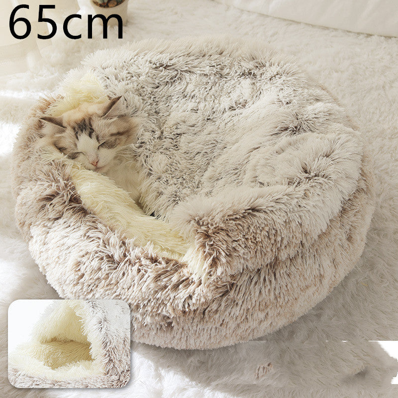 Lit en peluche pour animaux de compagnie