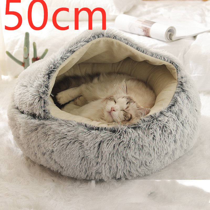 Lit en peluche pour animaux de compagnie
