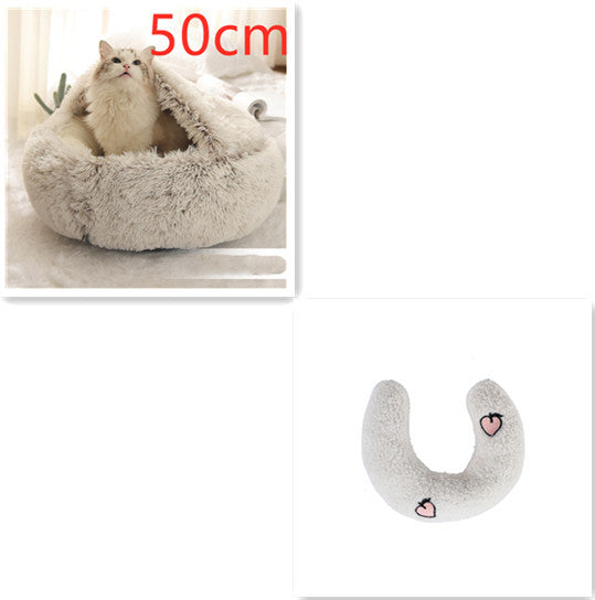 Lit en peluche pour animaux de compagnie