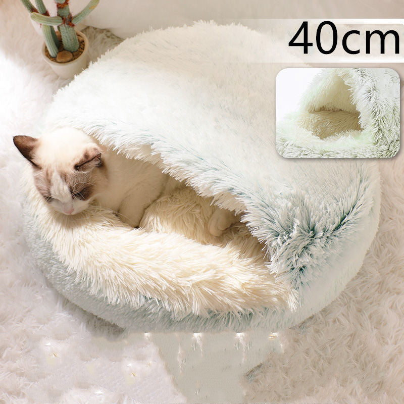 Lit en peluche pour animaux de compagnie