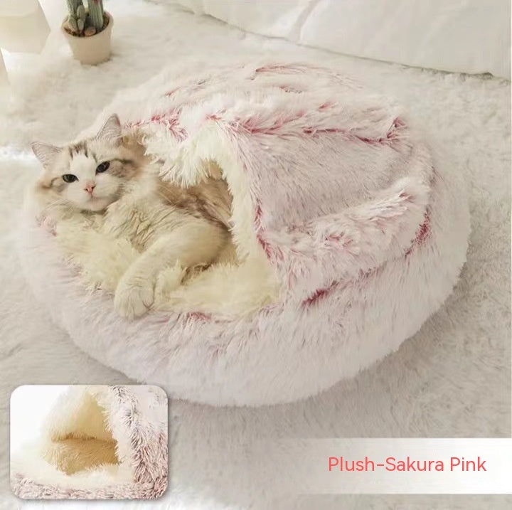 Lit en peluche pour animaux de compagnie