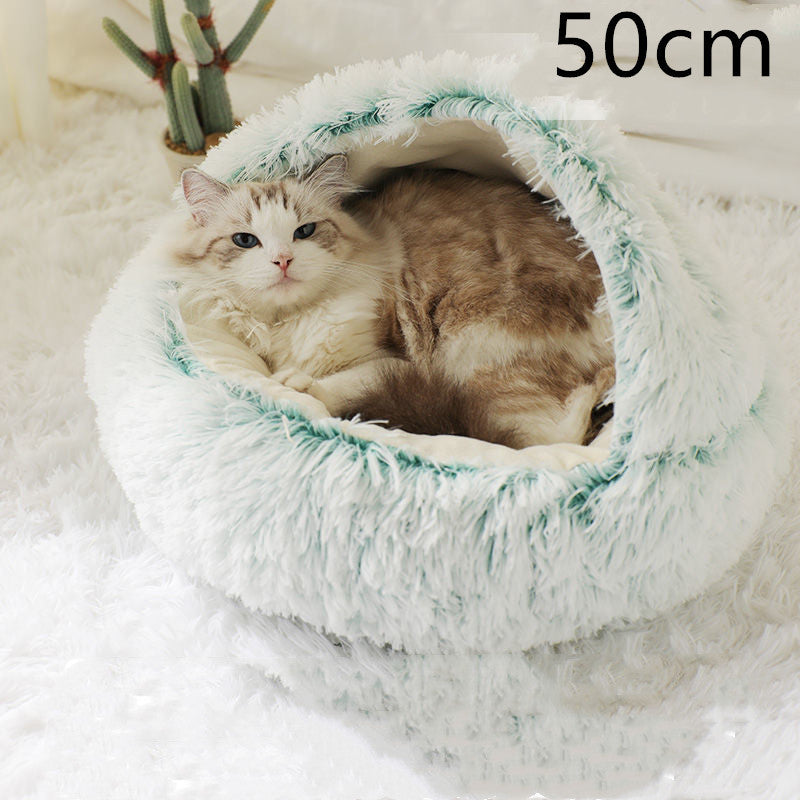 Lit en peluche pour animaux de compagnie