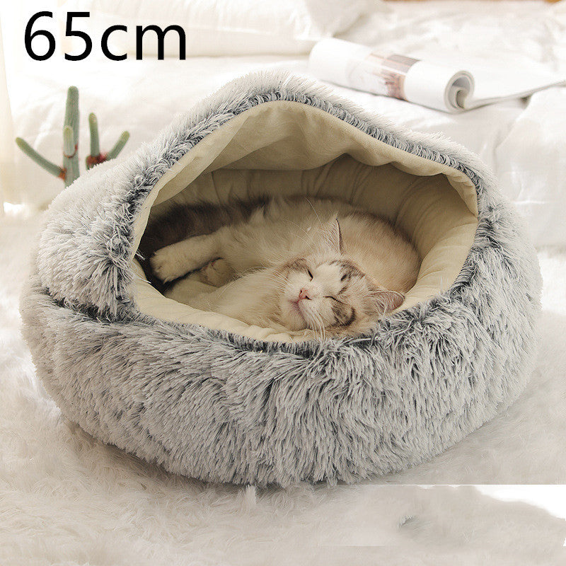 Lit en peluche pour animaux de compagnie