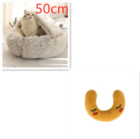 Lit en peluche pour animaux de compagnie