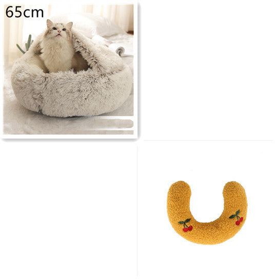 Lit en peluche pour animaux de compagnie