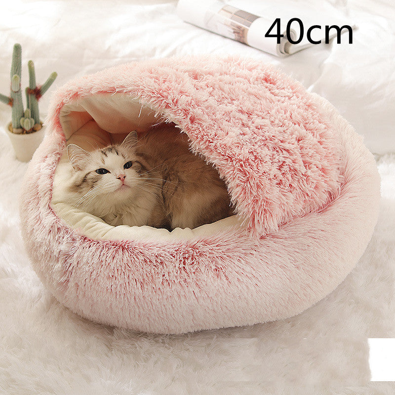 Lit en peluche pour animaux de compagnie