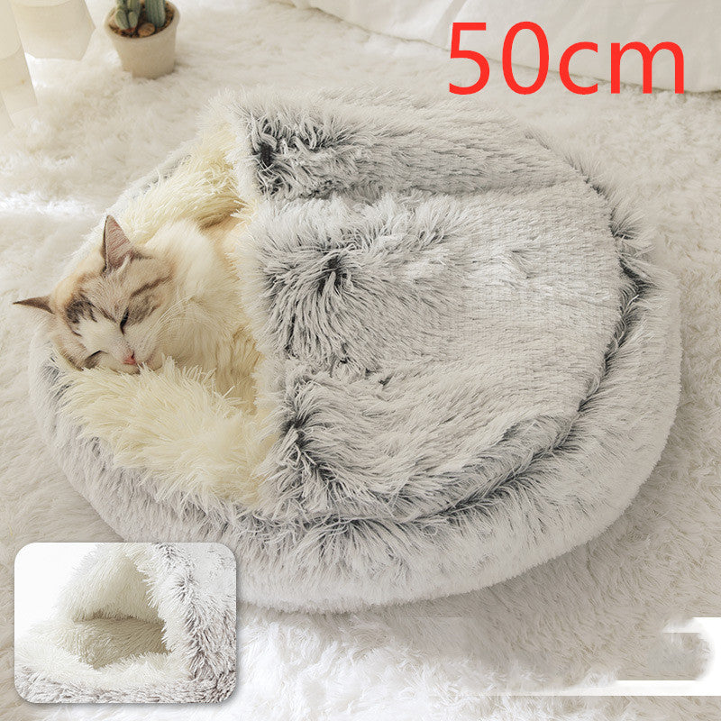 Lit en peluche pour animaux de compagnie