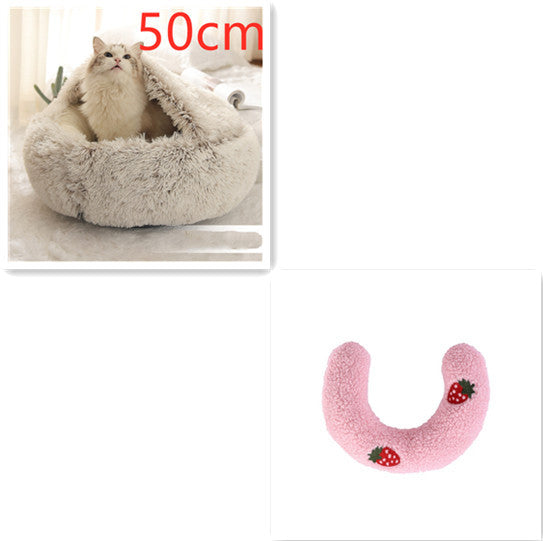 Lit en peluche pour animaux de compagnie