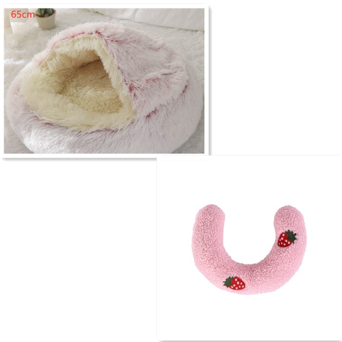 Lit en peluche pour animaux de compagnie