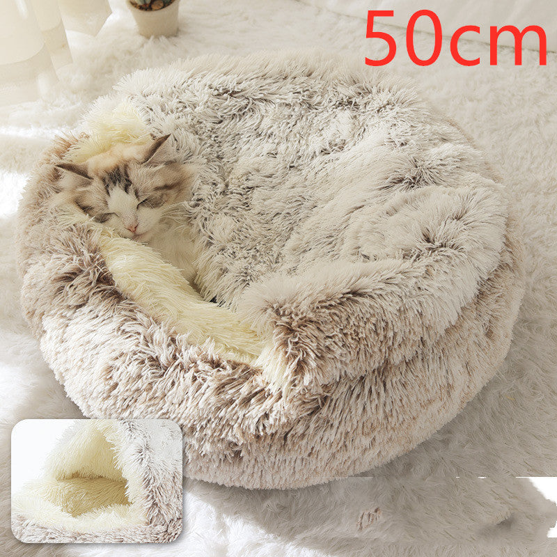 Lit en peluche pour animaux de compagnie