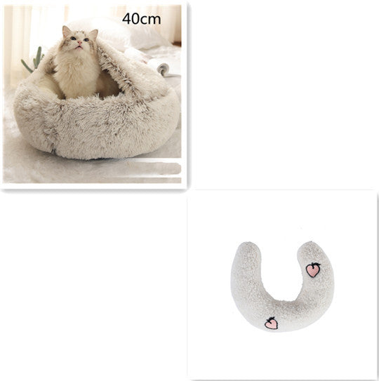 Lit en peluche pour animaux de compagnie