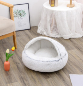 Lit en peluche pour animaux de compagnie