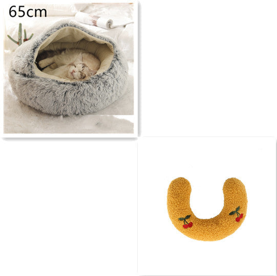 Lit en peluche pour animaux de compagnie