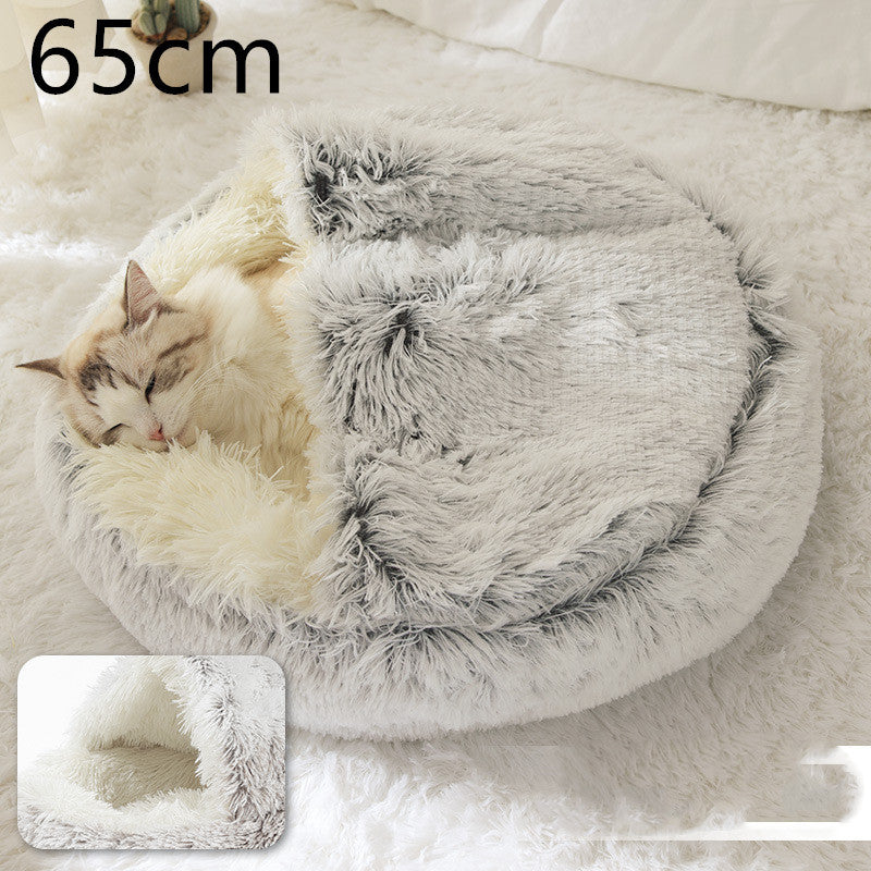 Lit en peluche pour animaux de compagnie