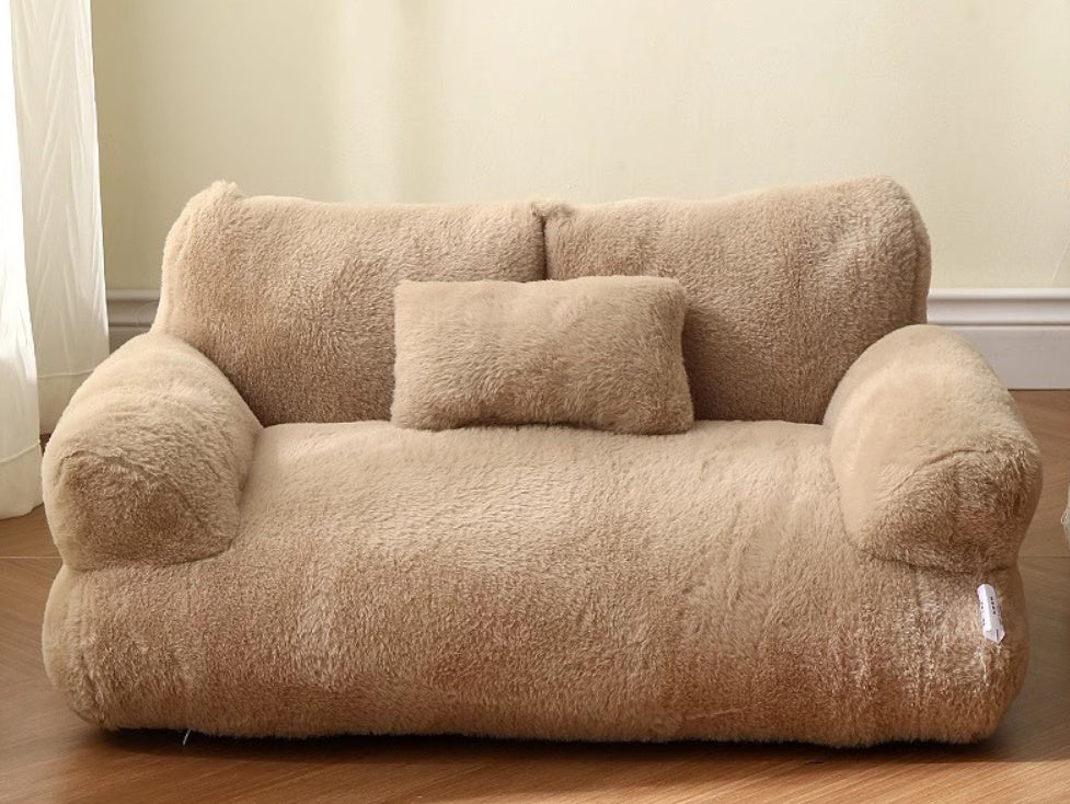 Lit de Luxe pour Chat - Canapé Douillet d'Hiver