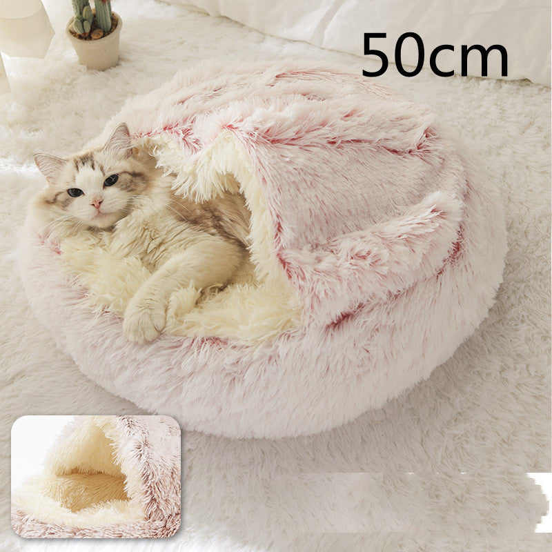 Lit en peluche pour animaux de compagnie