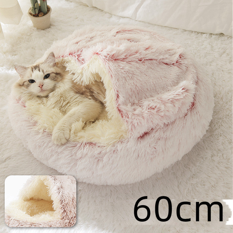 Lit en peluche pour animaux de compagnie
