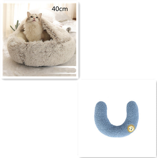 Lit en peluche pour animaux de compagnie