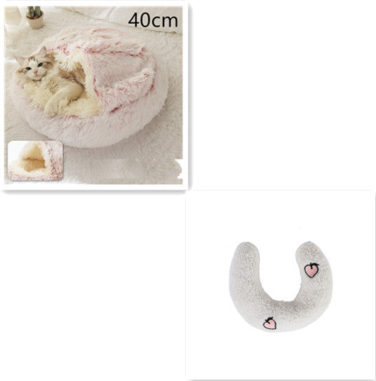Lit en peluche pour animaux de compagnie