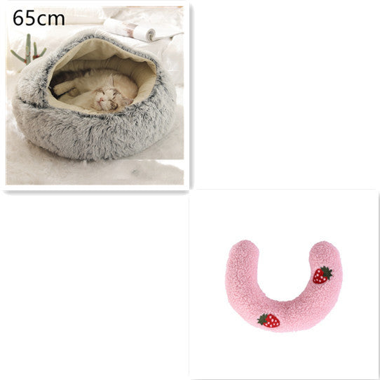 Lit en peluche pour animaux de compagnie