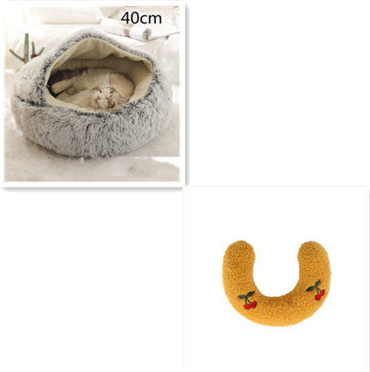 Lit en peluche pour animaux de compagnie