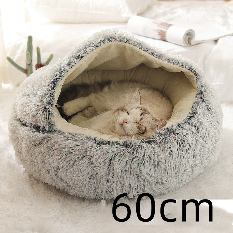 Lit en peluche pour animaux de compagnie