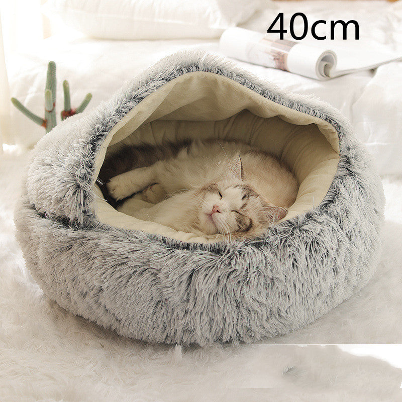 Lit en peluche pour animaux de compagnie