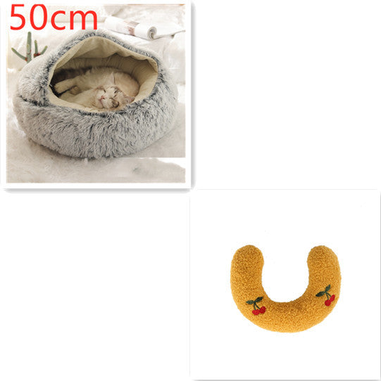 Lit en peluche pour animaux de compagnie