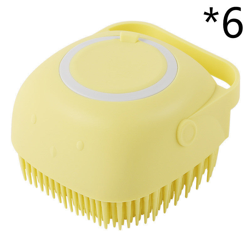 Gant de bain en silicone