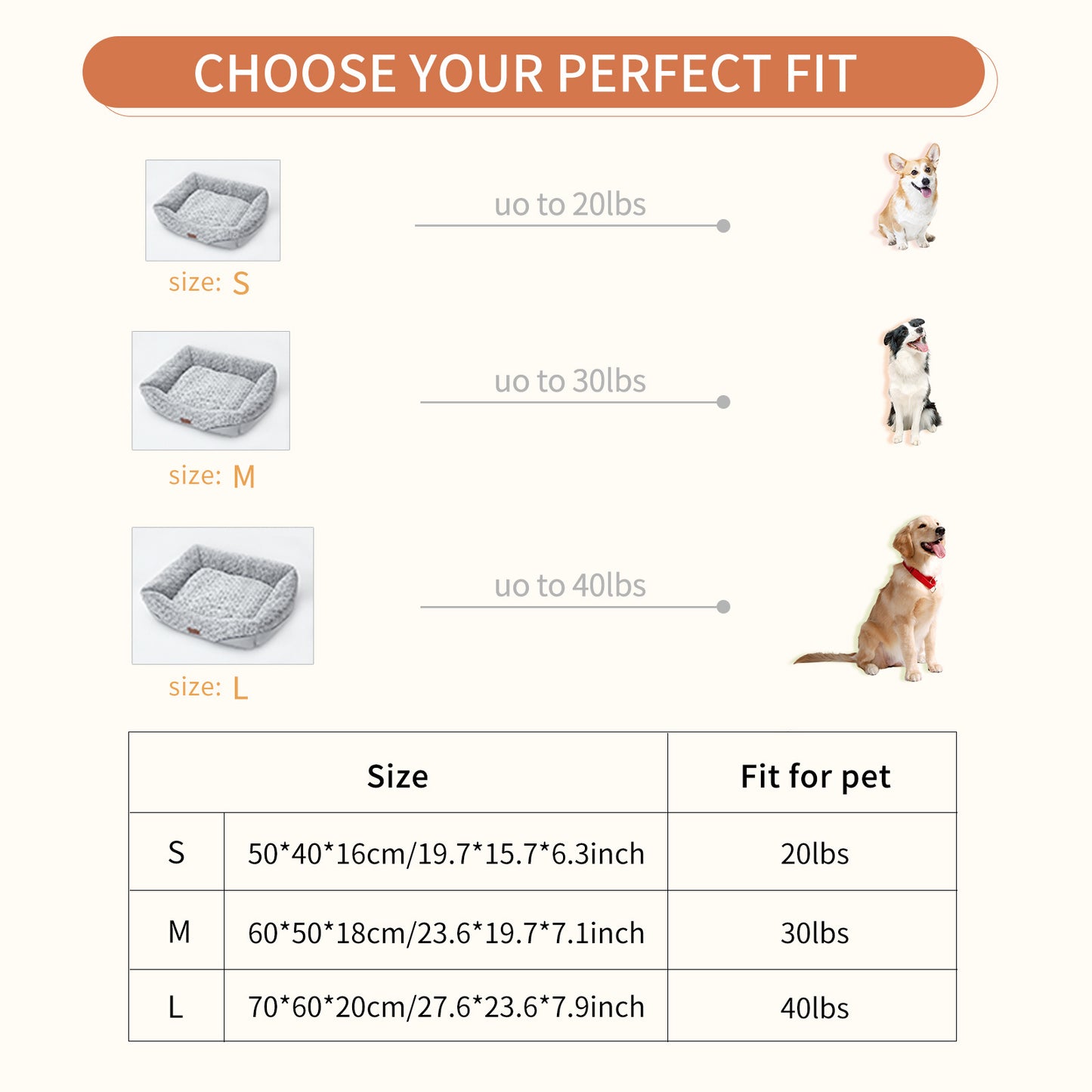 Lit pour chiens en velours ultra-confortable