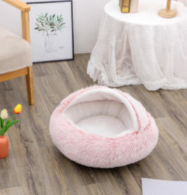 Lit en peluche pour animaux de compagnie