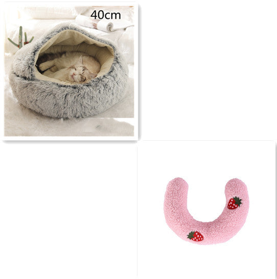 Lit en peluche pour animaux de compagnie