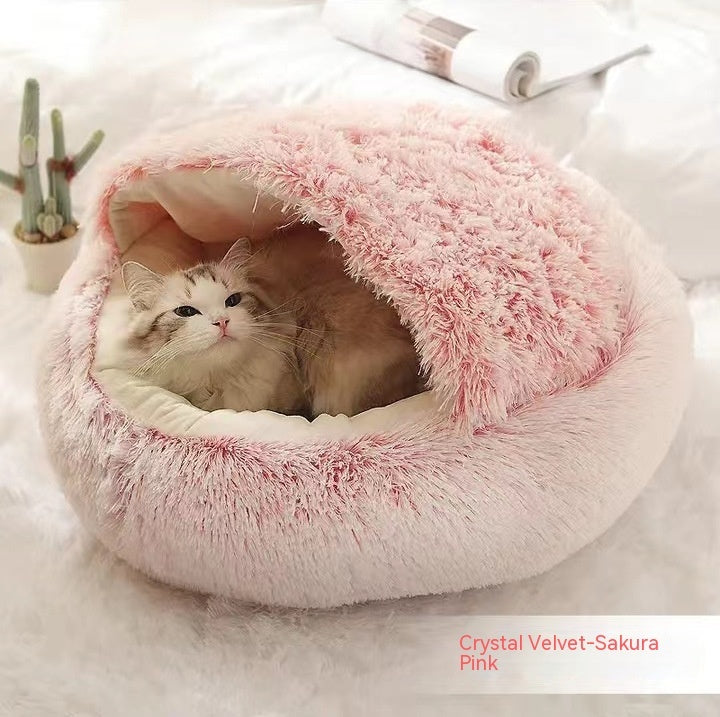 Lit en peluche pour animaux de compagnie