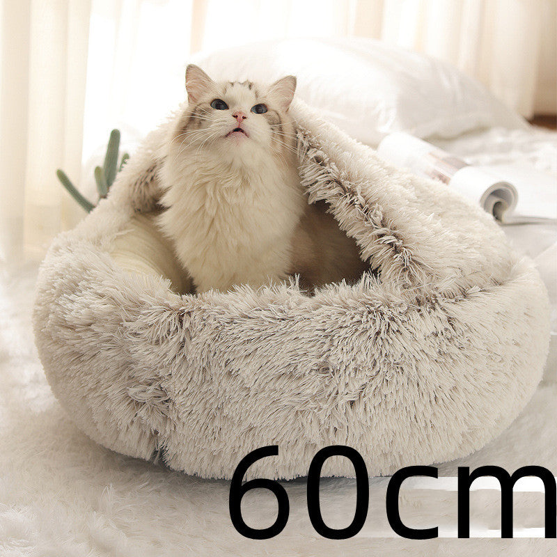 Lit en peluche pour animaux de compagnie