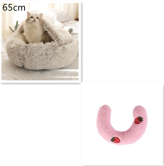 Lit en peluche pour animaux de compagnie