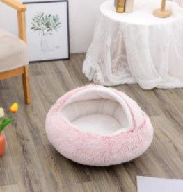 Lit en peluche pour animaux de compagnie
