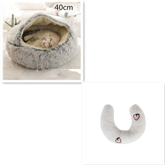 Lit en peluche pour animaux de compagnie