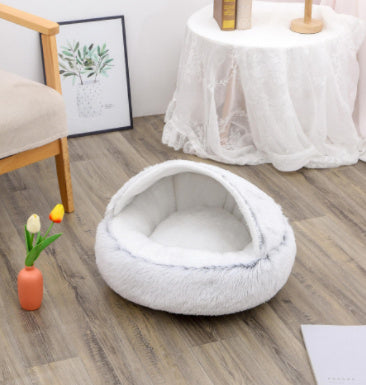 Lit en peluche pour animaux de compagnie