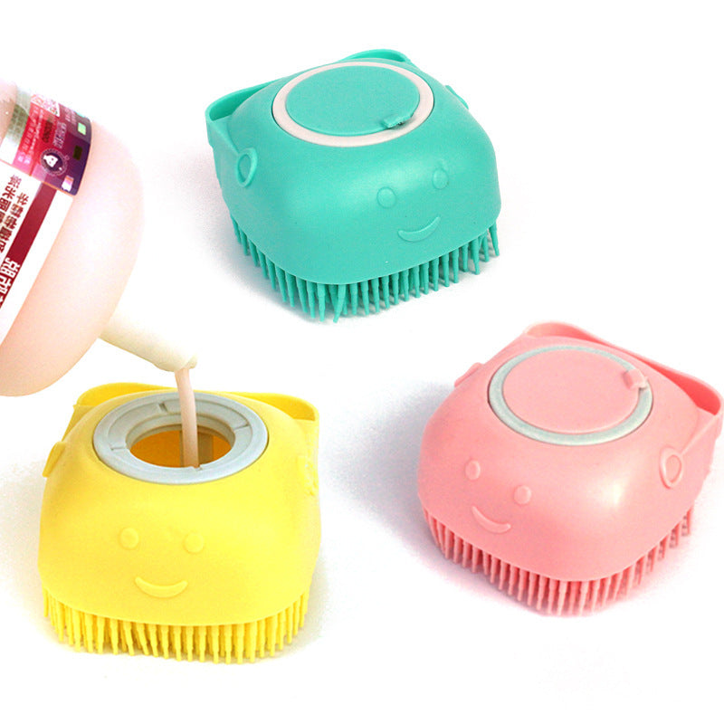 Gant de bain en silicone