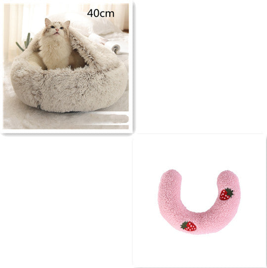 Lit en peluche pour animaux de compagnie