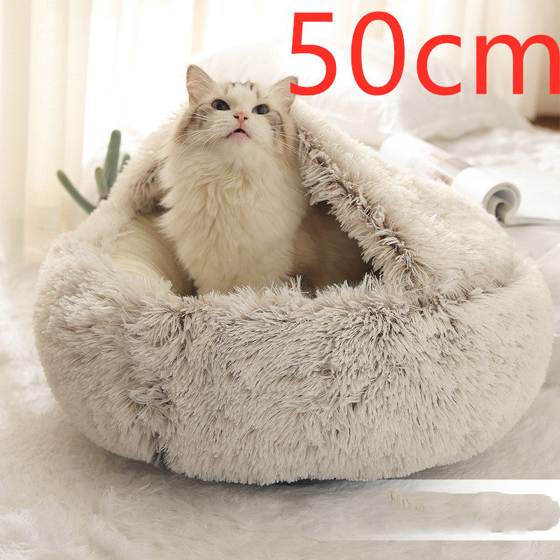 Lit en peluche pour animaux de compagnie