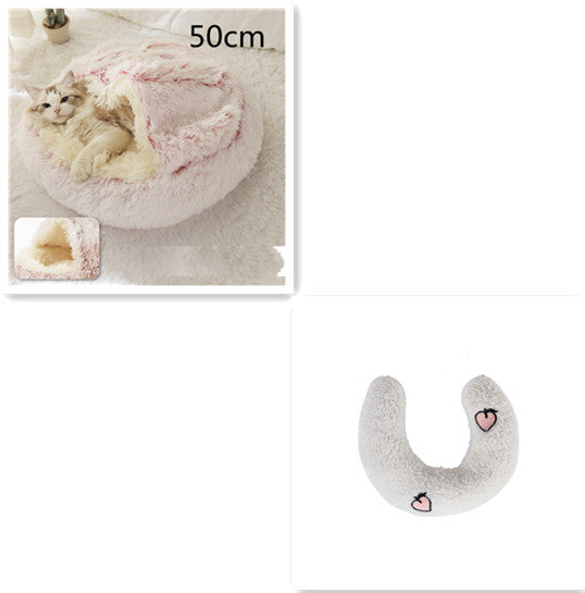 Lit en peluche pour animaux de compagnie
