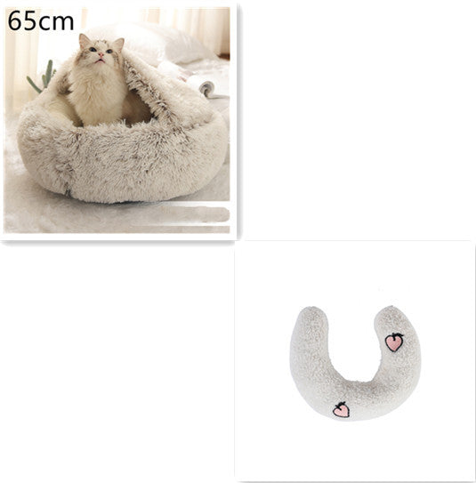 Lit en peluche pour animaux de compagnie